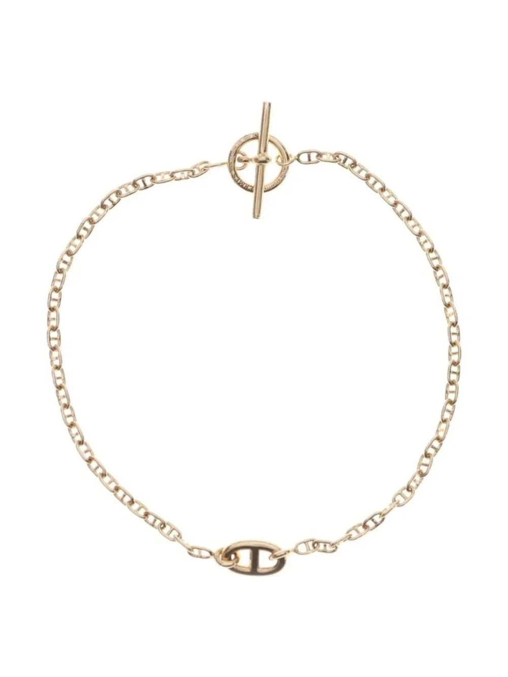 Hermes 18k Pink Gold Chaine D'ancre Farandole ST Bracelet